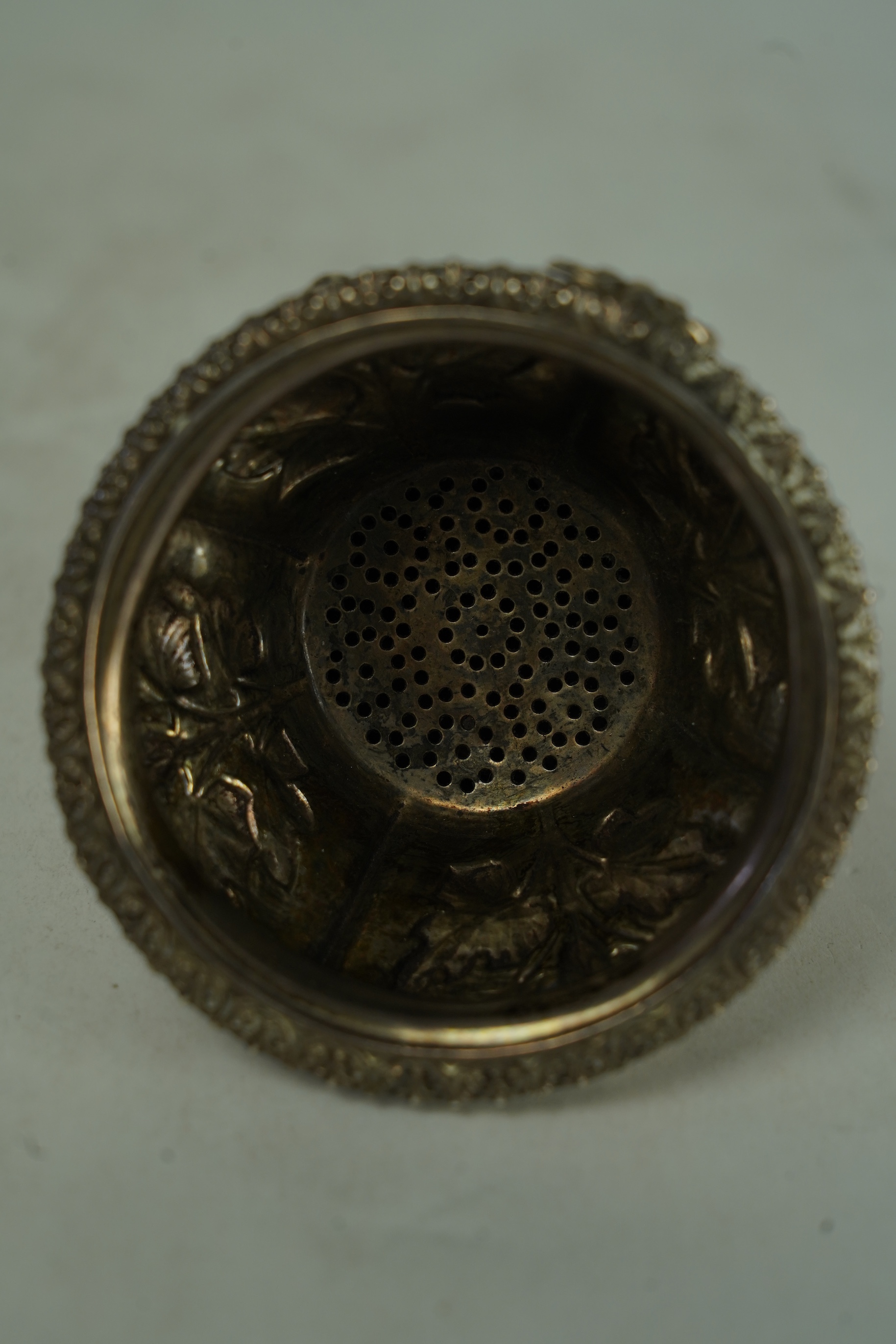 A William IV silver wine funnel, by John Evans II
